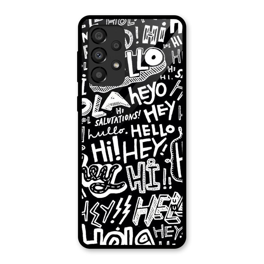 My Friend Glass Back Case for Galaxy A33 5G