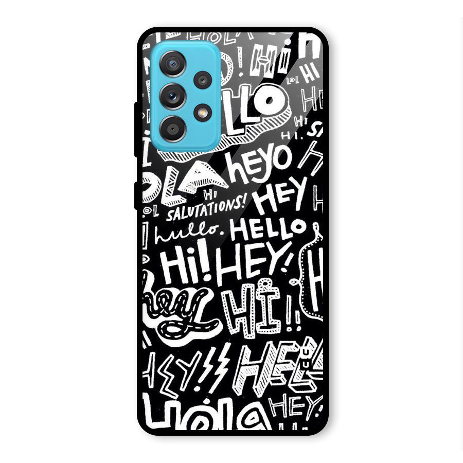 My Friend Glass Back Case for Galaxy A52