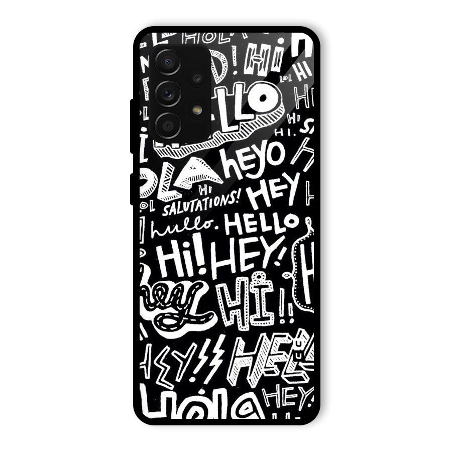 My Friend Glass Back Case for Galaxy A53 5G