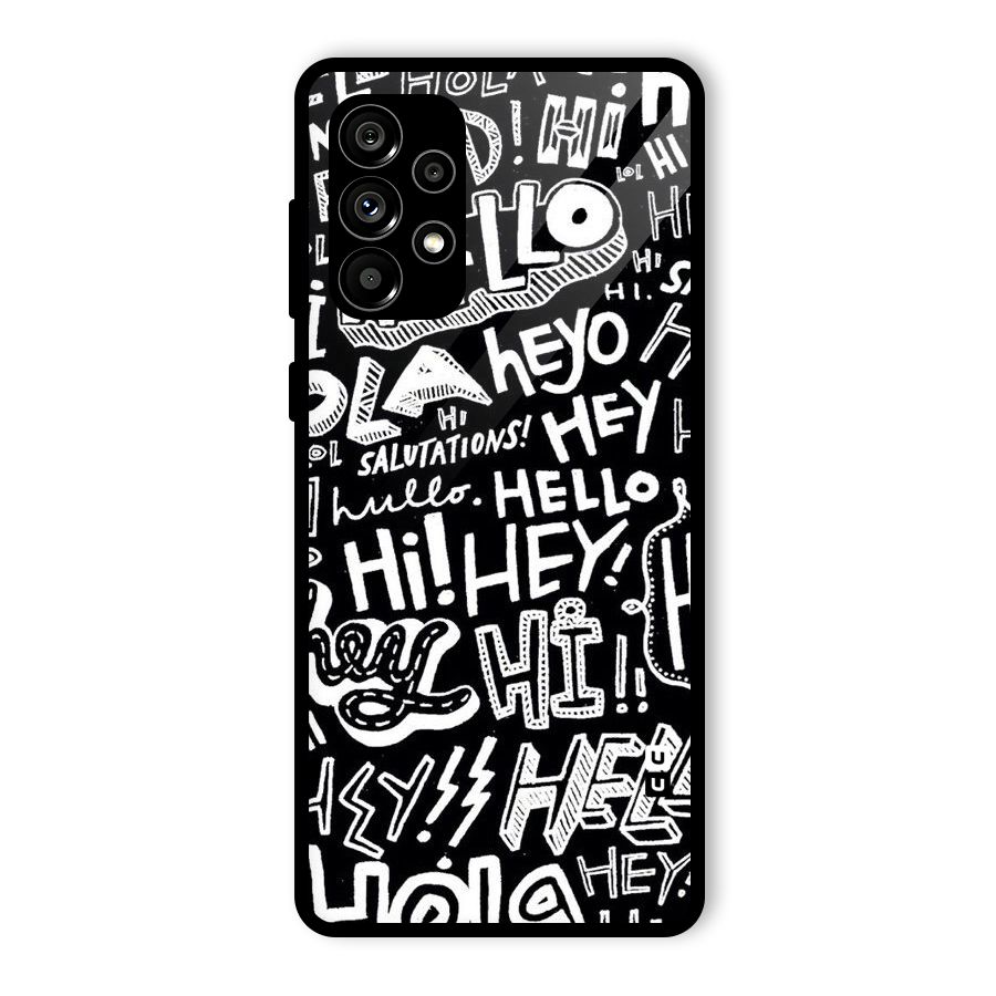 My Friend Glass Back Case for Galaxy A73 5G