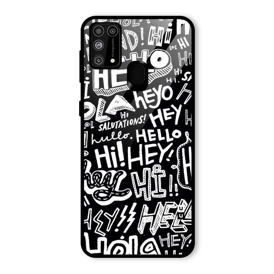 My Friend Glass Back Case for Galaxy F41