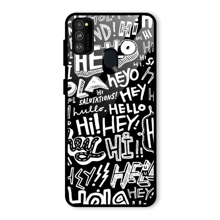 My Friend Glass Back Case for Galaxy M30s