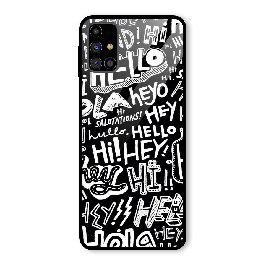 My Friend Glass Back Case for Galaxy M31s