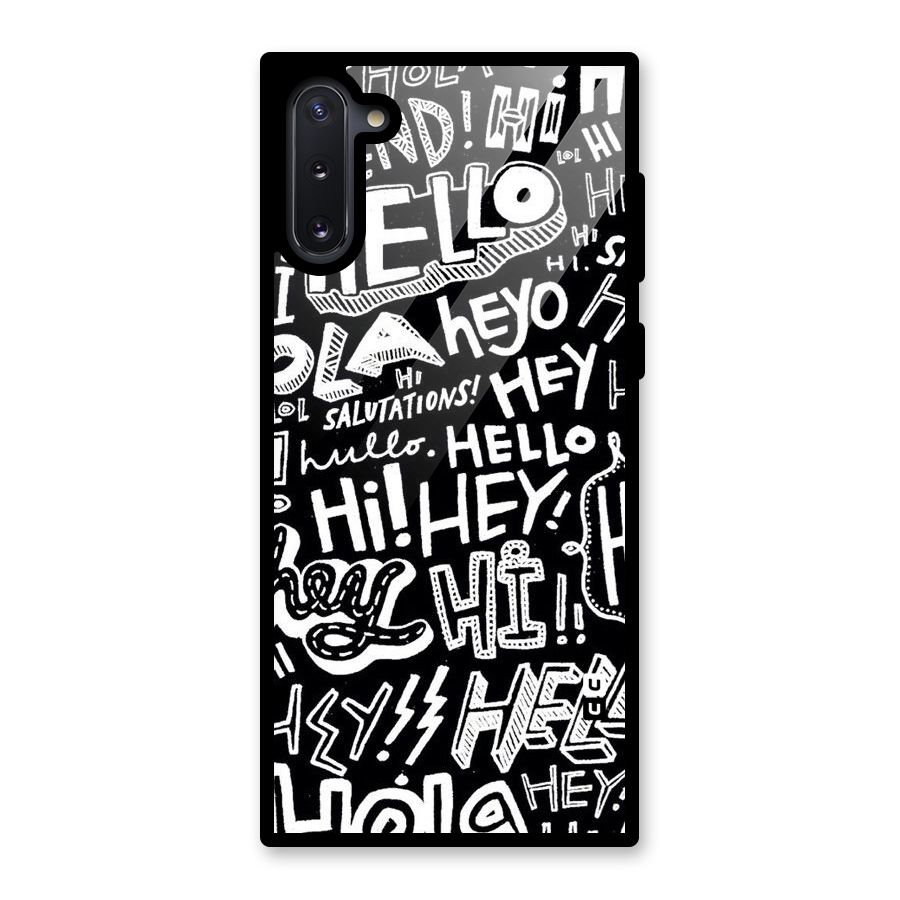 My Friend Glass Back Case for Galaxy Note 10