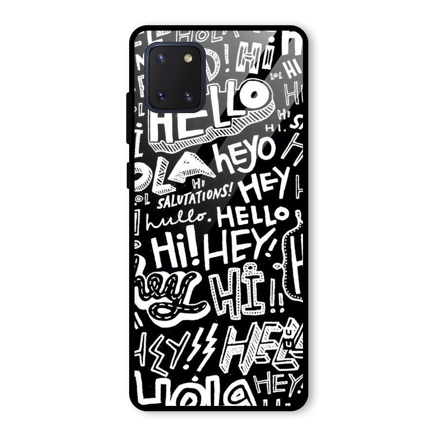 My Friend Glass Back Case for Galaxy Note 10 Lite