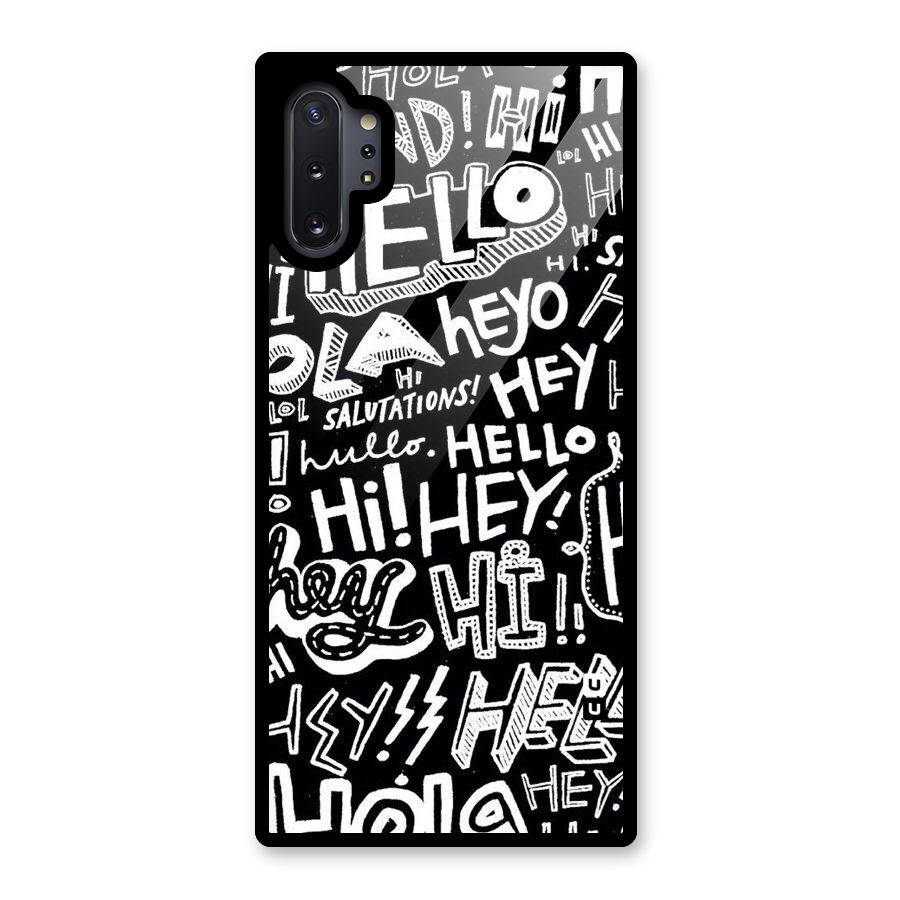 My Friend Glass Back Case for Galaxy Note 10 Plus