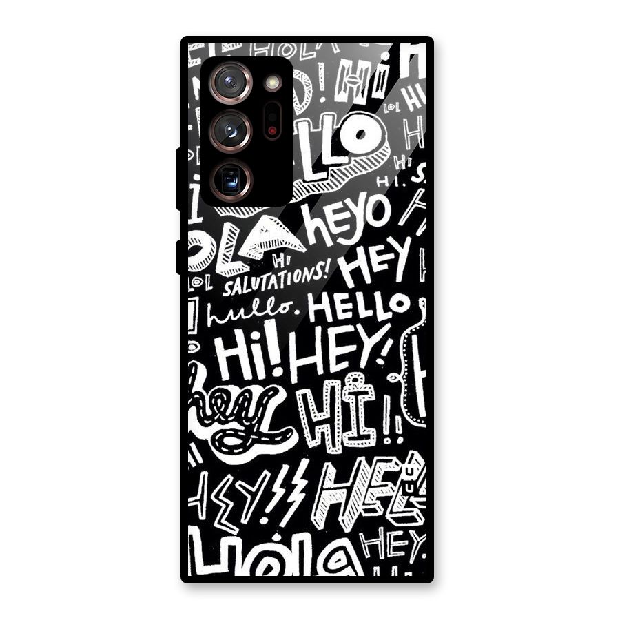 My Friend Glass Back Case for Galaxy Note 20 Ultra