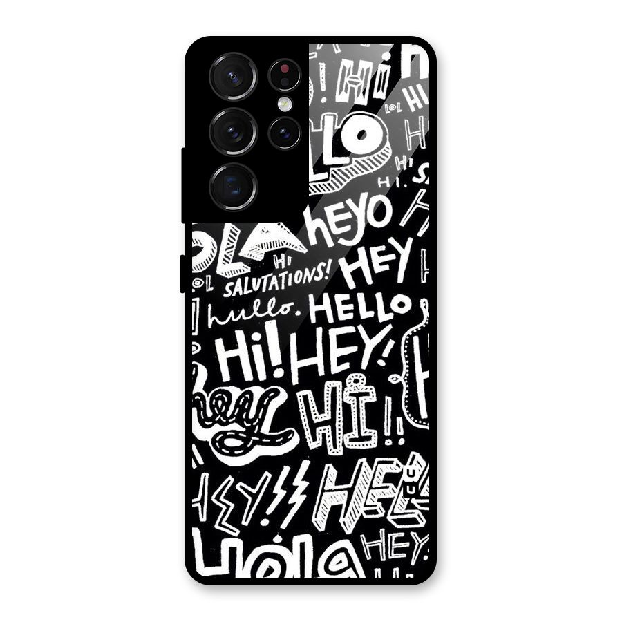 My Friend Glass Back Case for Galaxy S21 Ultra 5G