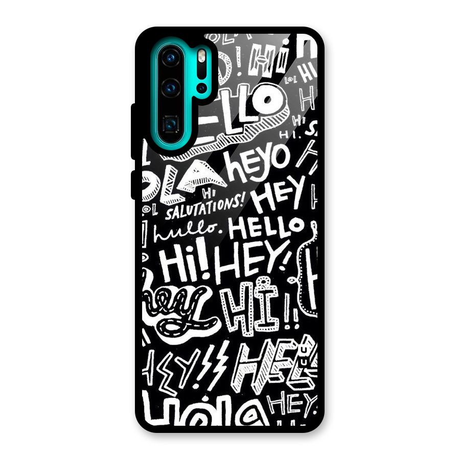 My Friend Glass Back Case for Huawei P30 Pro