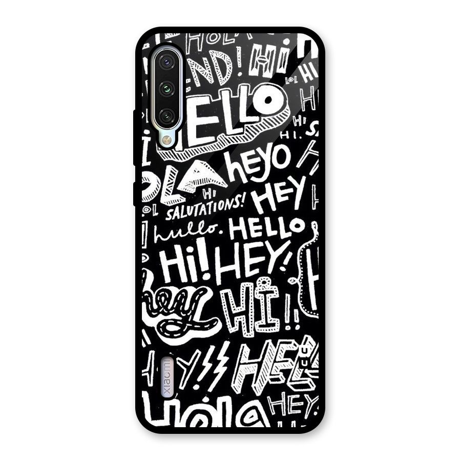 My Friend Glass Back Case for Mi A3