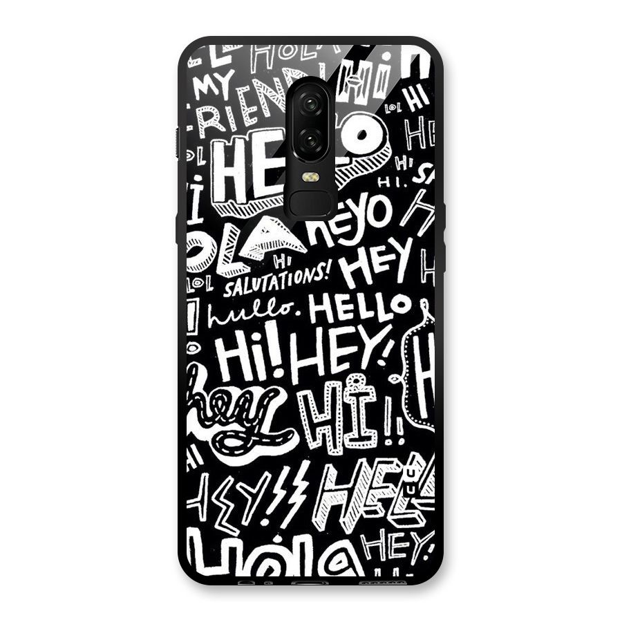 My Friend Glass Back Case for OnePlus 6