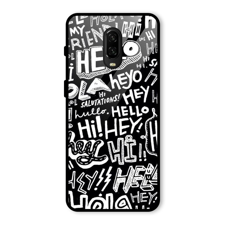 My Friend Glass Back Case for OnePlus 6T