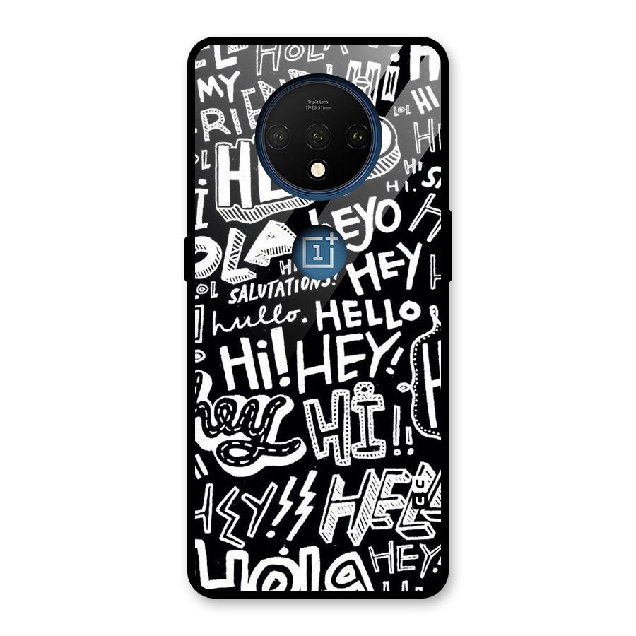 My Friend Glass Back Case for OnePlus 7T