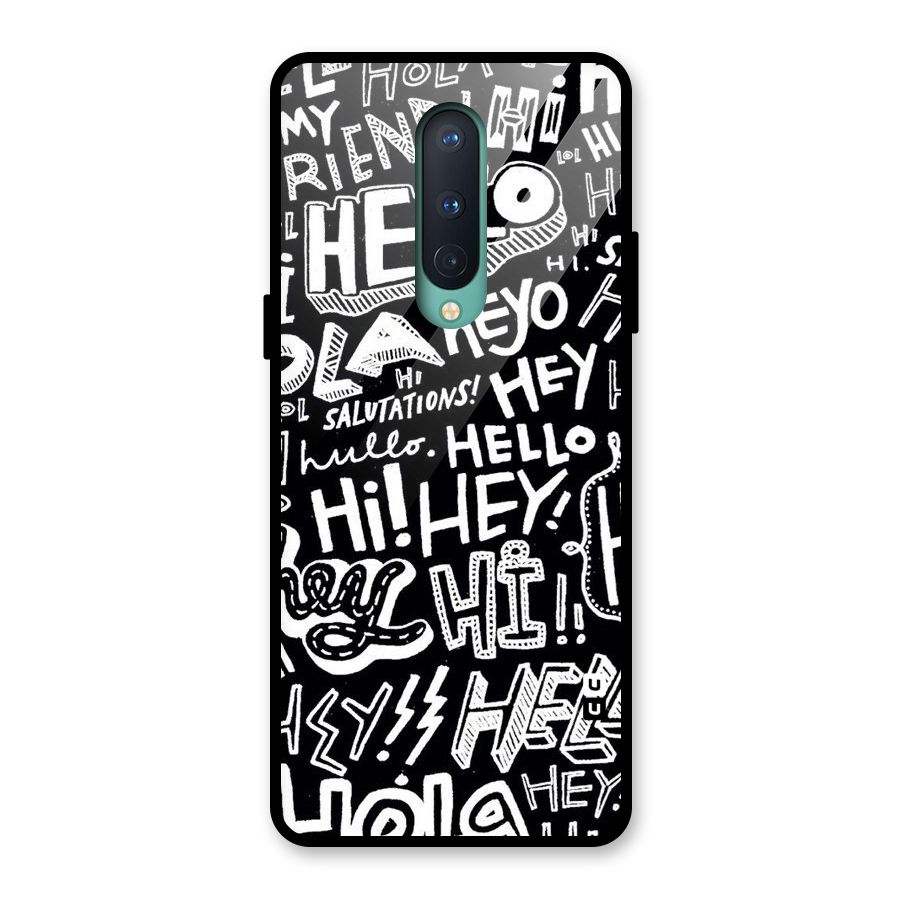 My Friend Glass Back Case for OnePlus 8