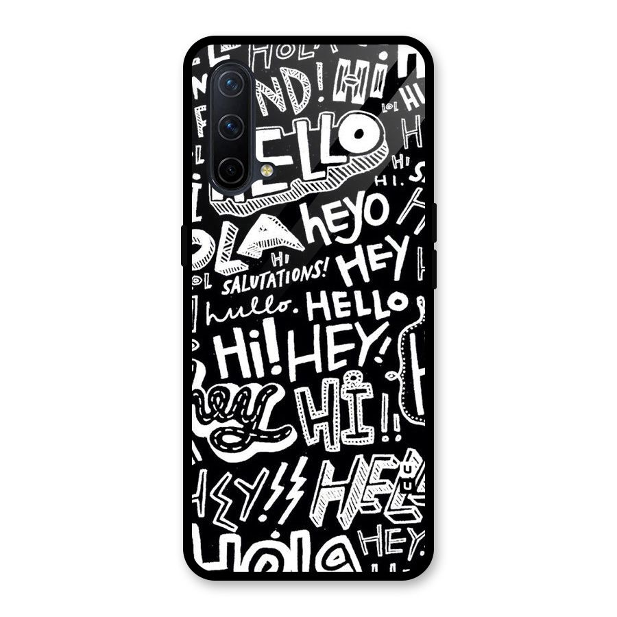 My Friend Glass Back Case for OnePlus Nord CE 5G