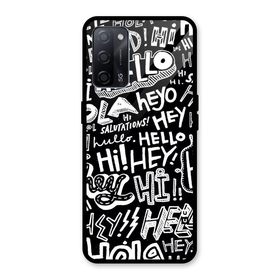 My Friend Glass Back Case for Oppo A53s 5G