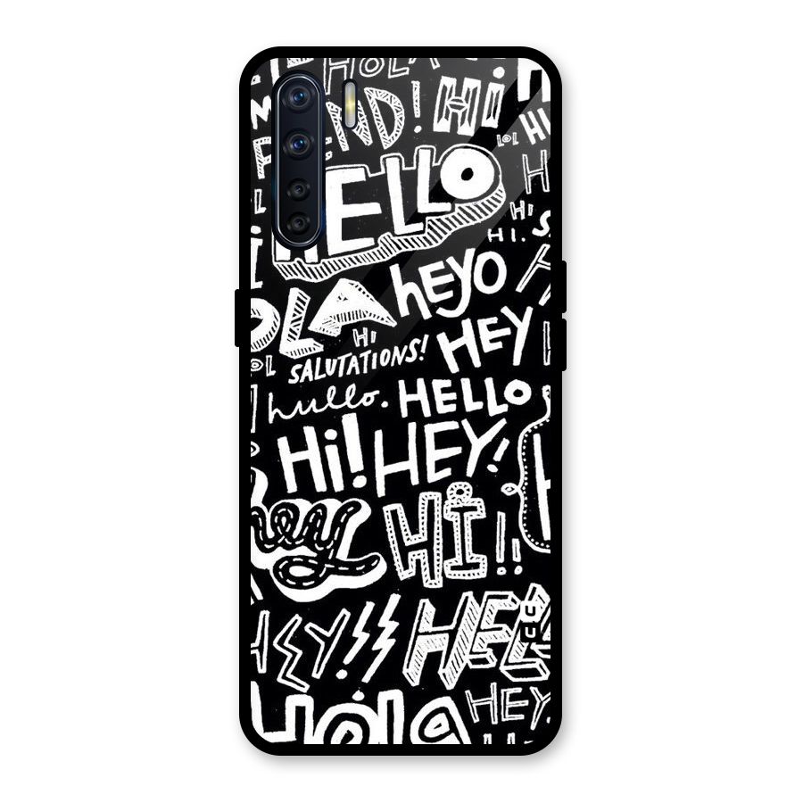 My Friend Glass Back Case for Oppo F15