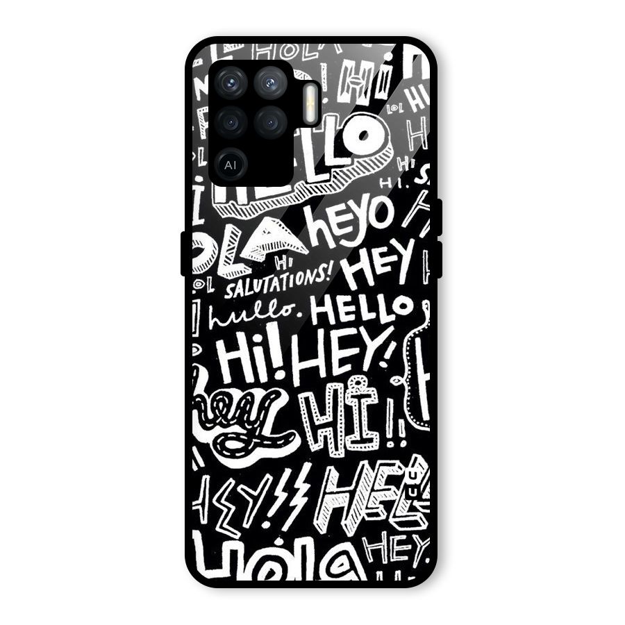 My Friend Glass Back Case for Oppo F19 Pro