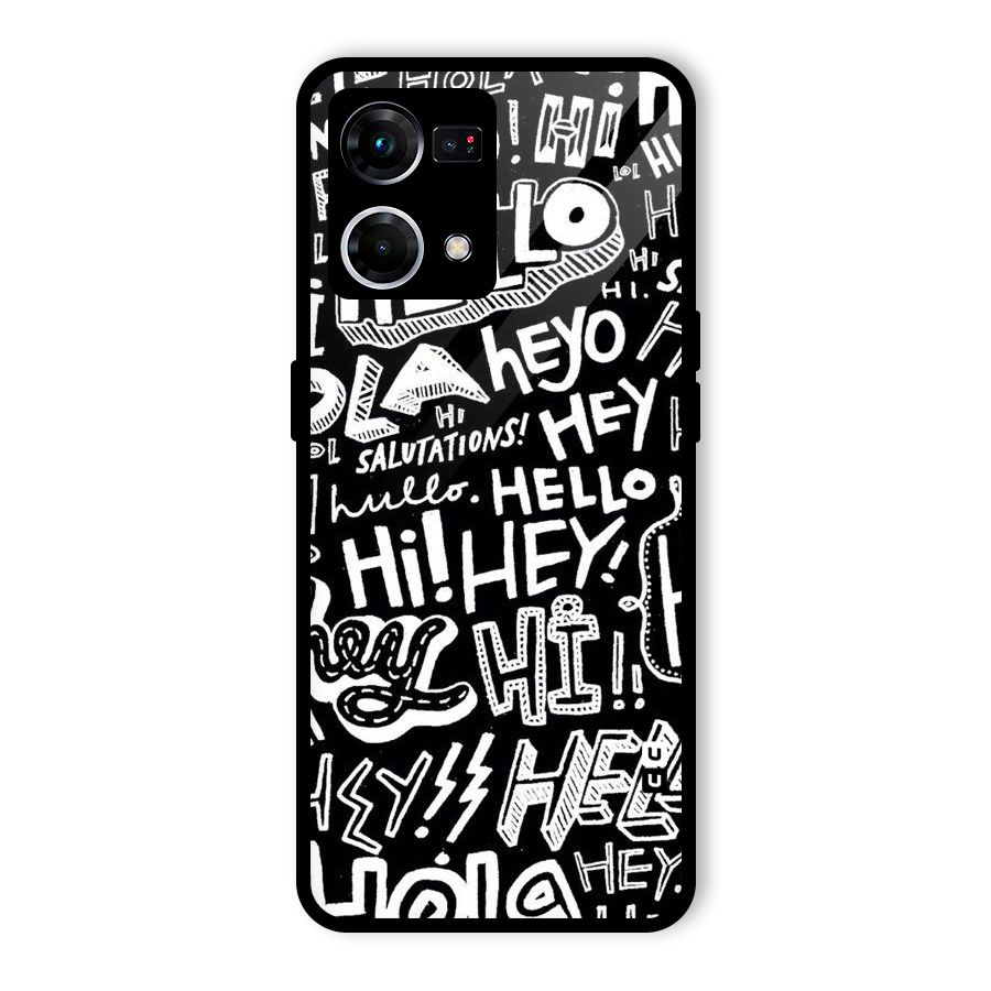 My Friend Glass Back Case for Oppo F21 Pro 4G