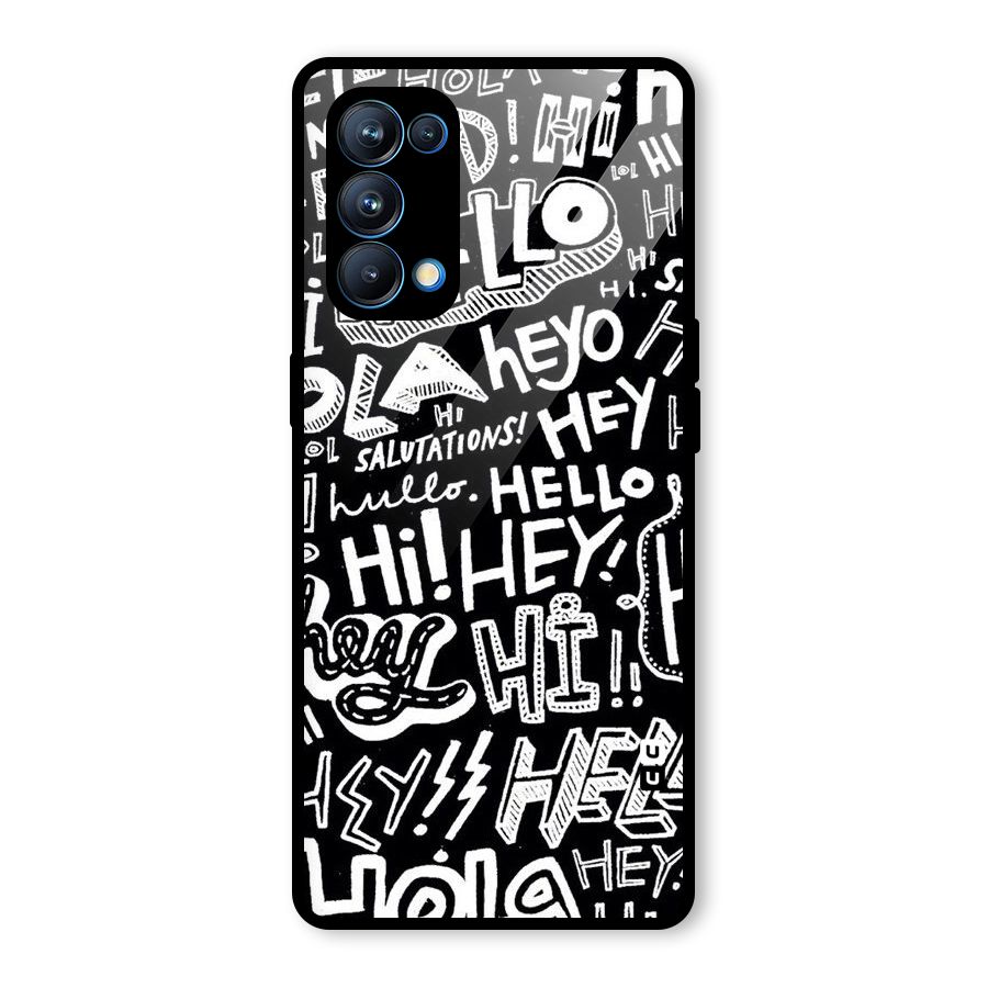 My Friend Glass Back Case for Oppo Reno5 Pro 5G