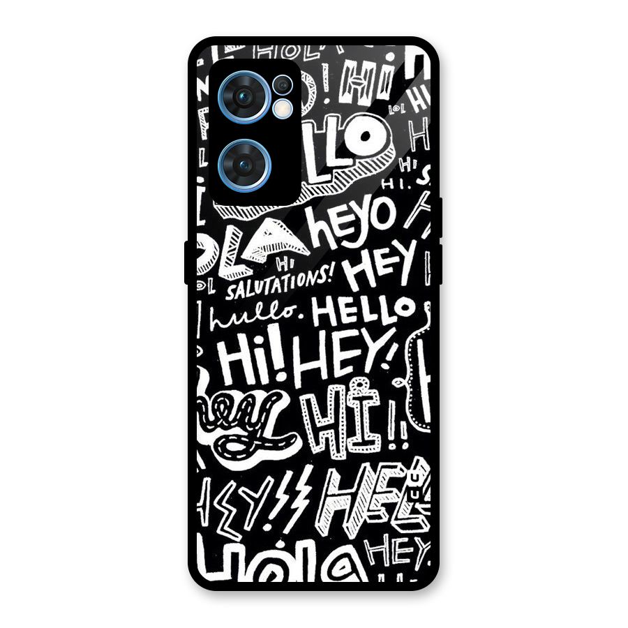 My Friend Glass Back Case for Oppo Reno7 5G