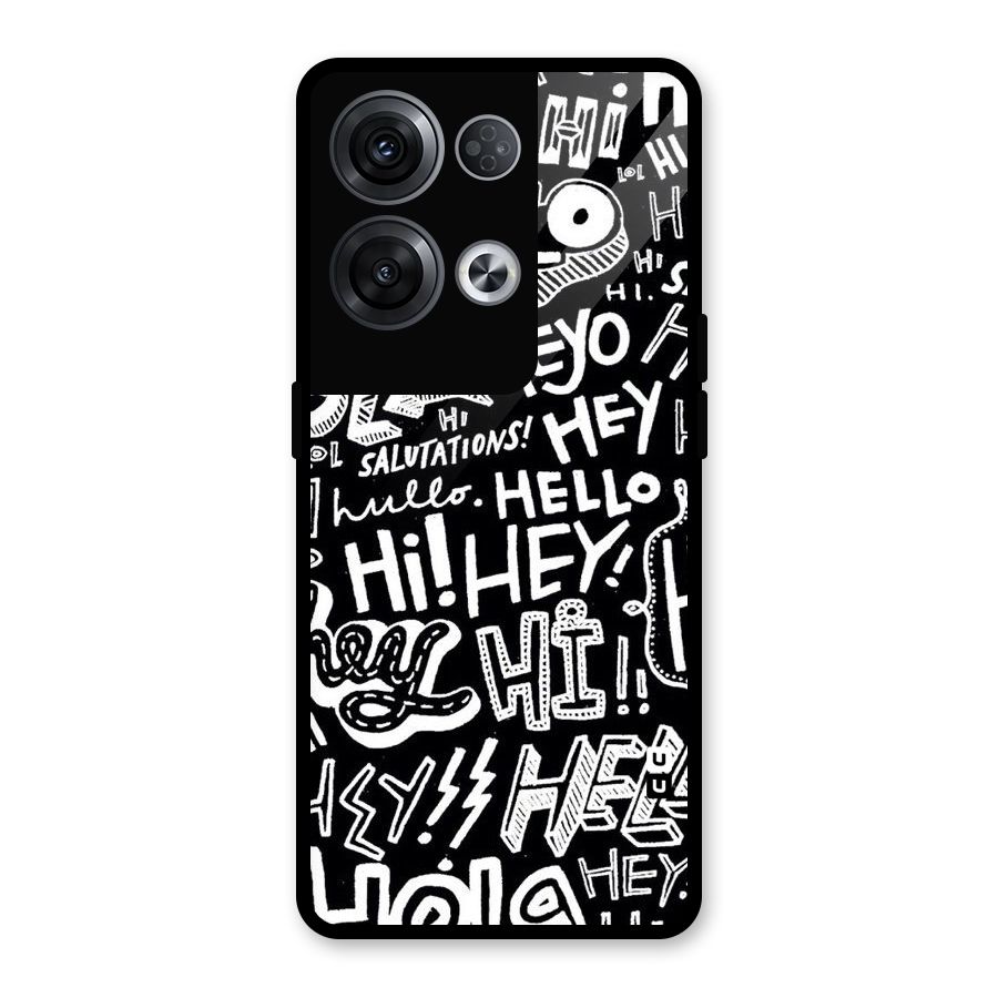My Friend Glass Back Case for Oppo Reno8 Pro 5G