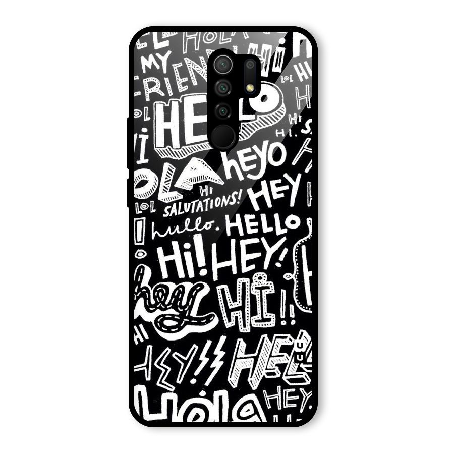 My Friend Glass Back Case for Poco M2