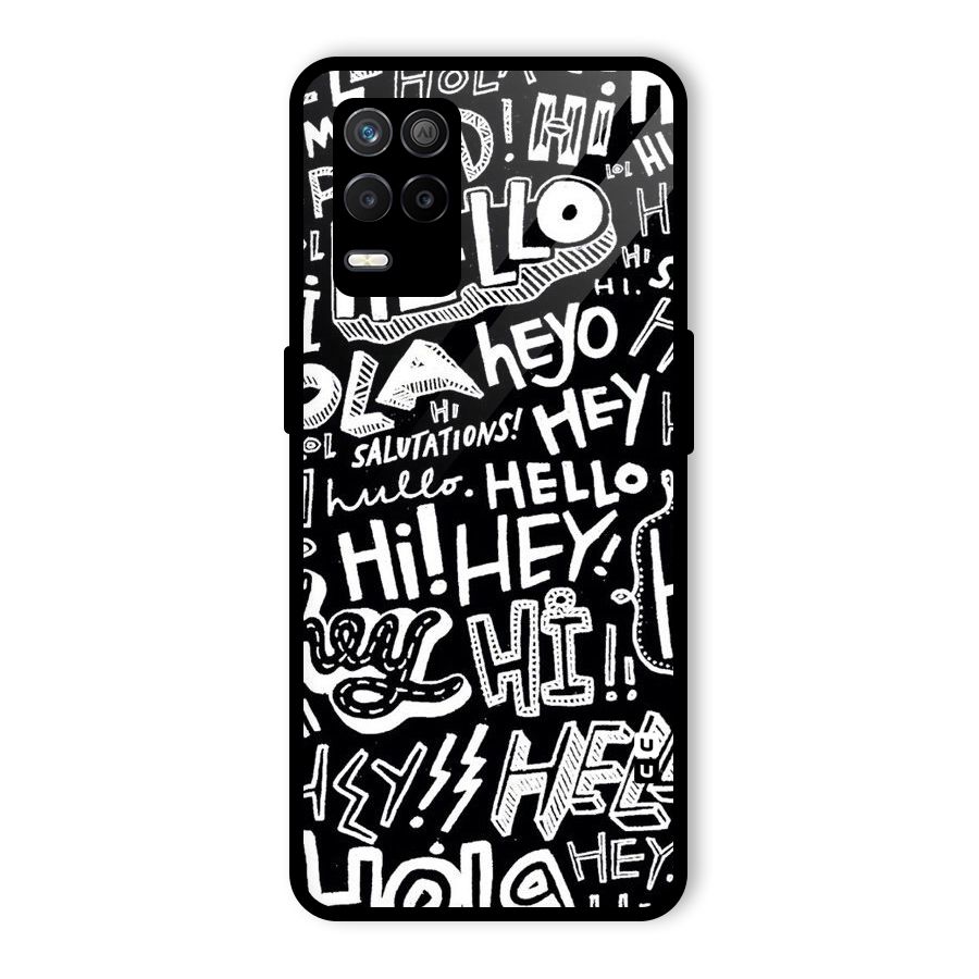 My Friend Glass Back Case for Realme 8 5G