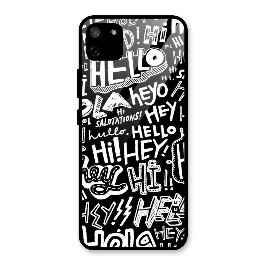 My Friend Glass Back Case for Realme C11
