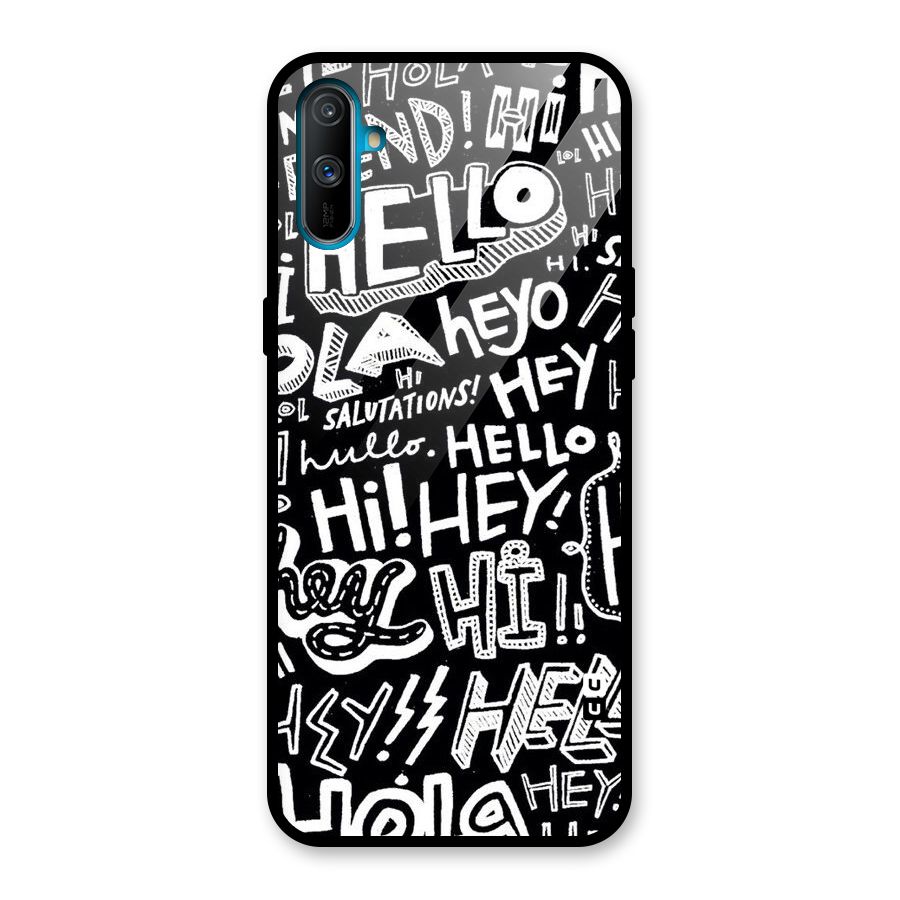 My Friend Glass Back Case for Realme C3