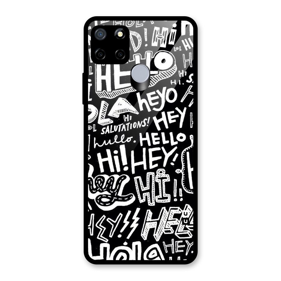My Friend Glass Back Case for Realme Narzo 30A