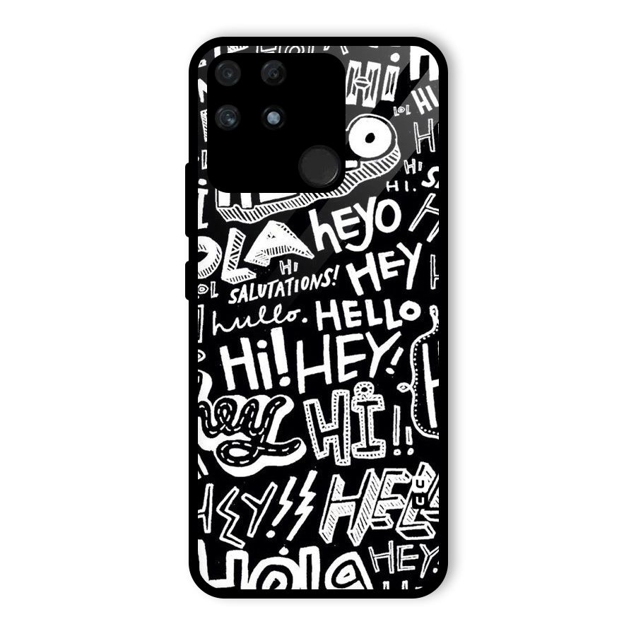 My Friend Glass Back Case for Realme Narzo 50A