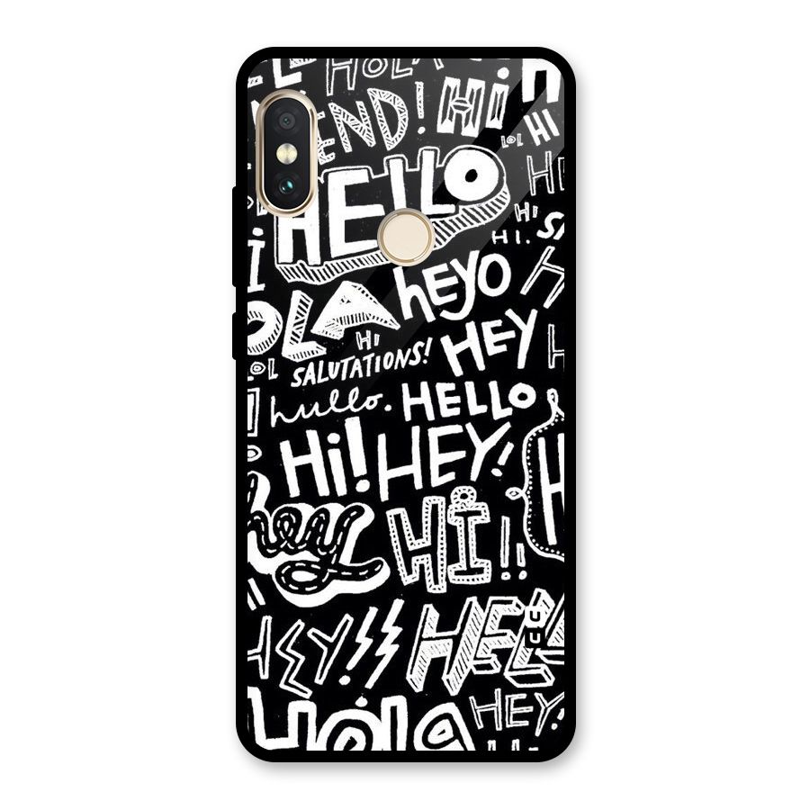 My Friend Glass Back Case for Redmi Note 5 Pro