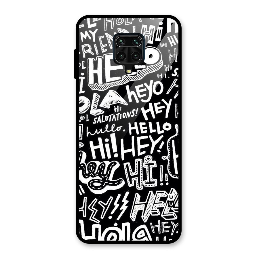 My Friend Glass Back Case for Redmi Note 9 Pro