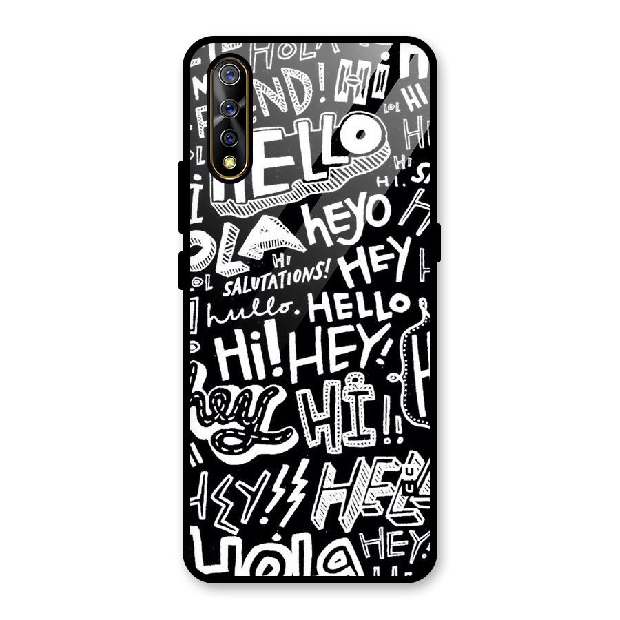 My Friend Glass Back Case for Vivo S1