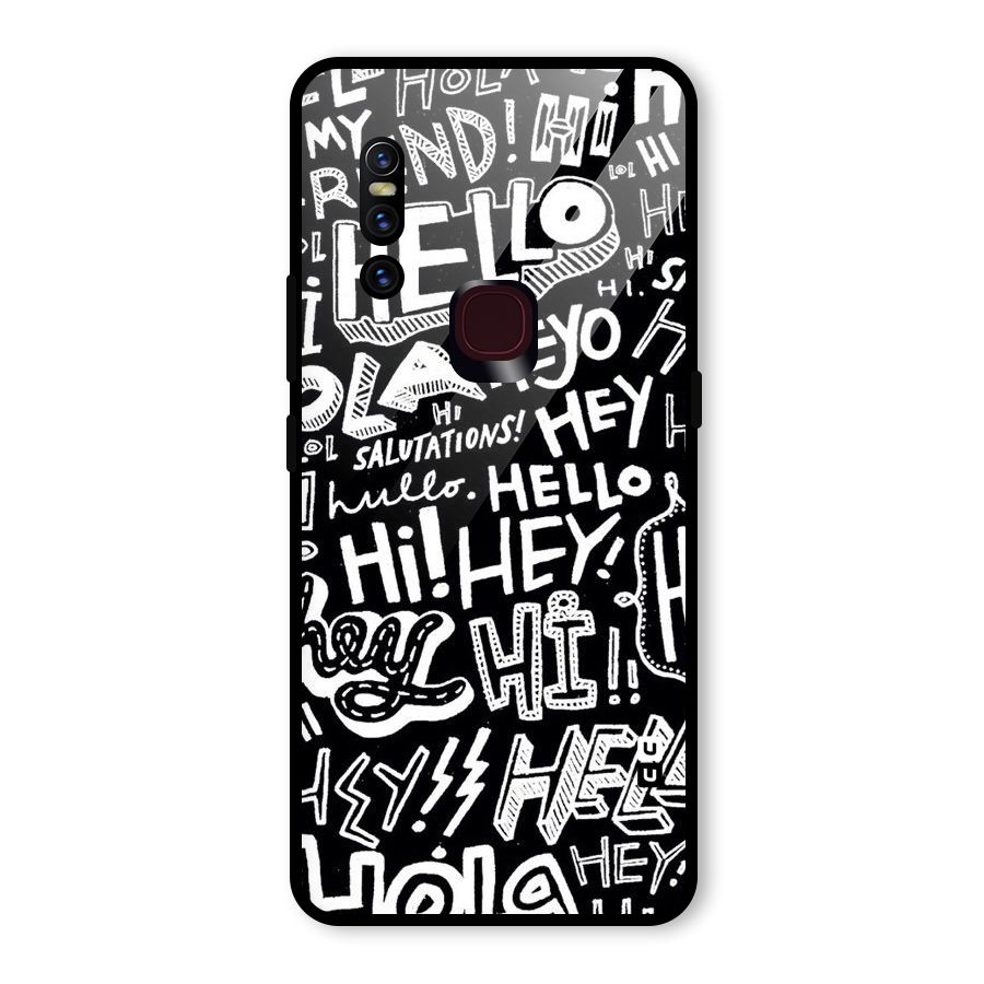 My Friend Glass Back Case for Vivo V15