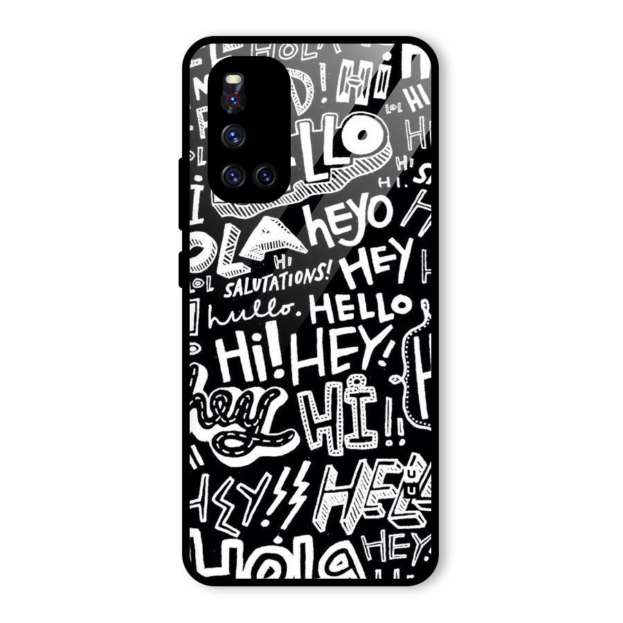 My Friend Glass Back Case for Vivo V19