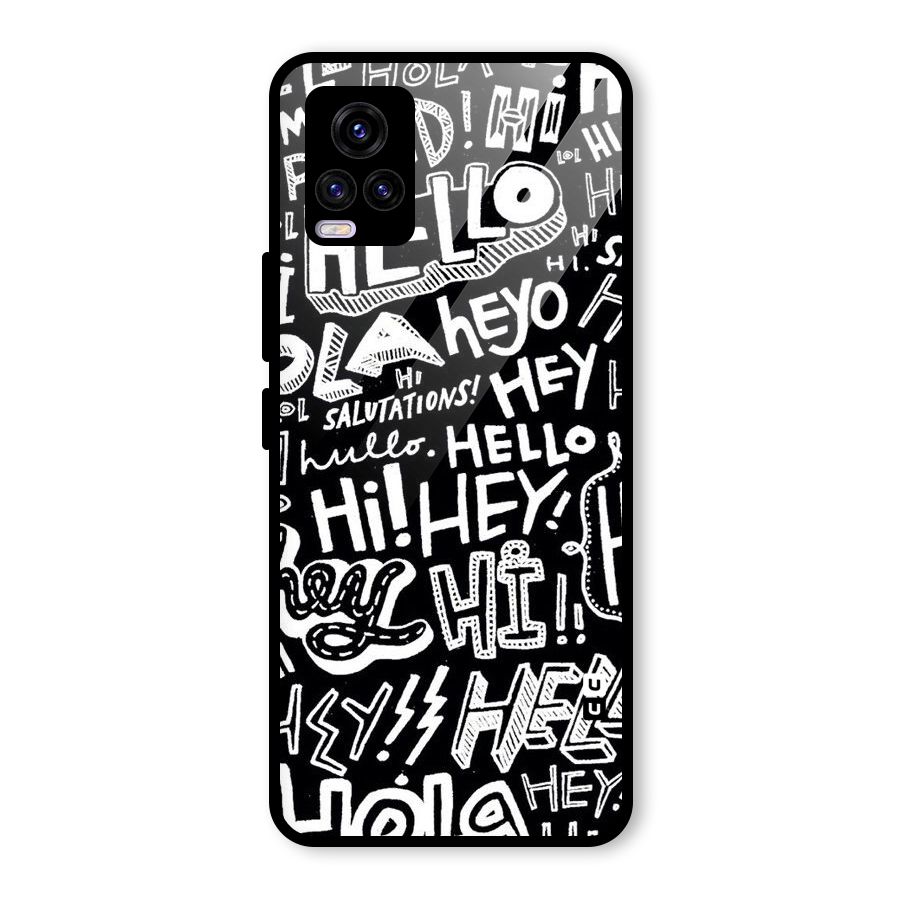 My Friend Glass Back Case for Vivo V20