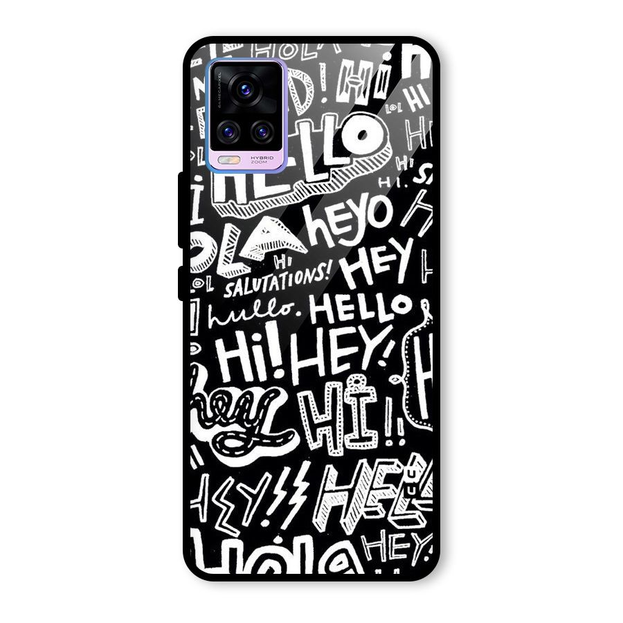 My Friend Glass Back Case for Vivo V20 Pro