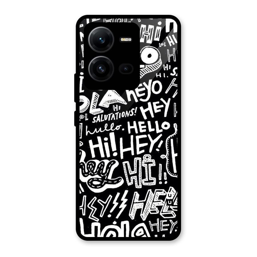 My Friend Glass Back Case for Vivo V25