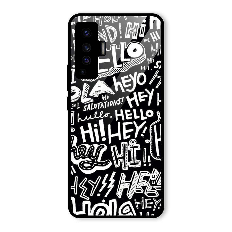 My Friend Glass Back Case for Vivo X50