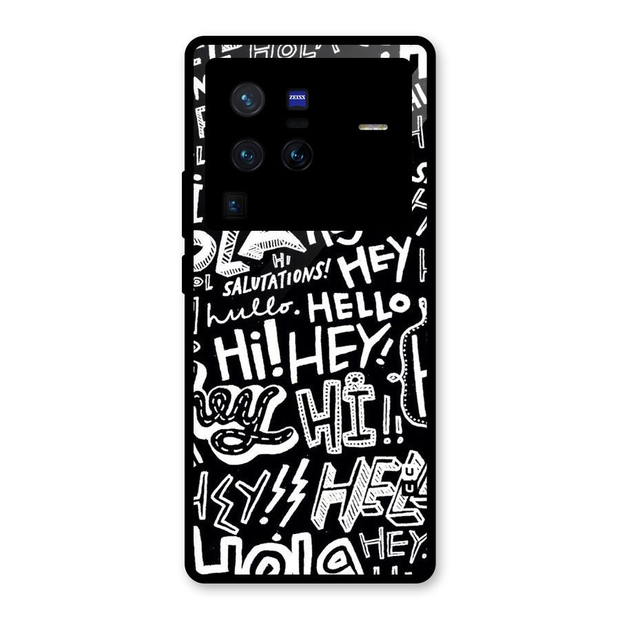 My Friend Glass Back Case for Vivo X80 Pro