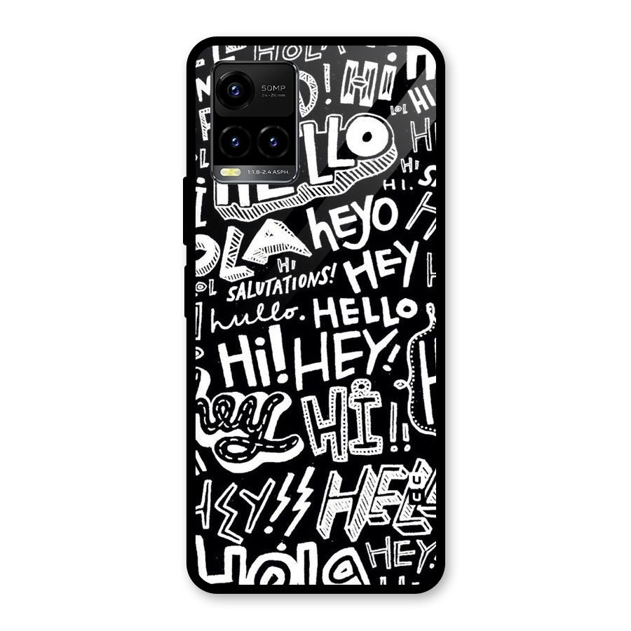 My Friend Glass Back Case for Vivo Y21T