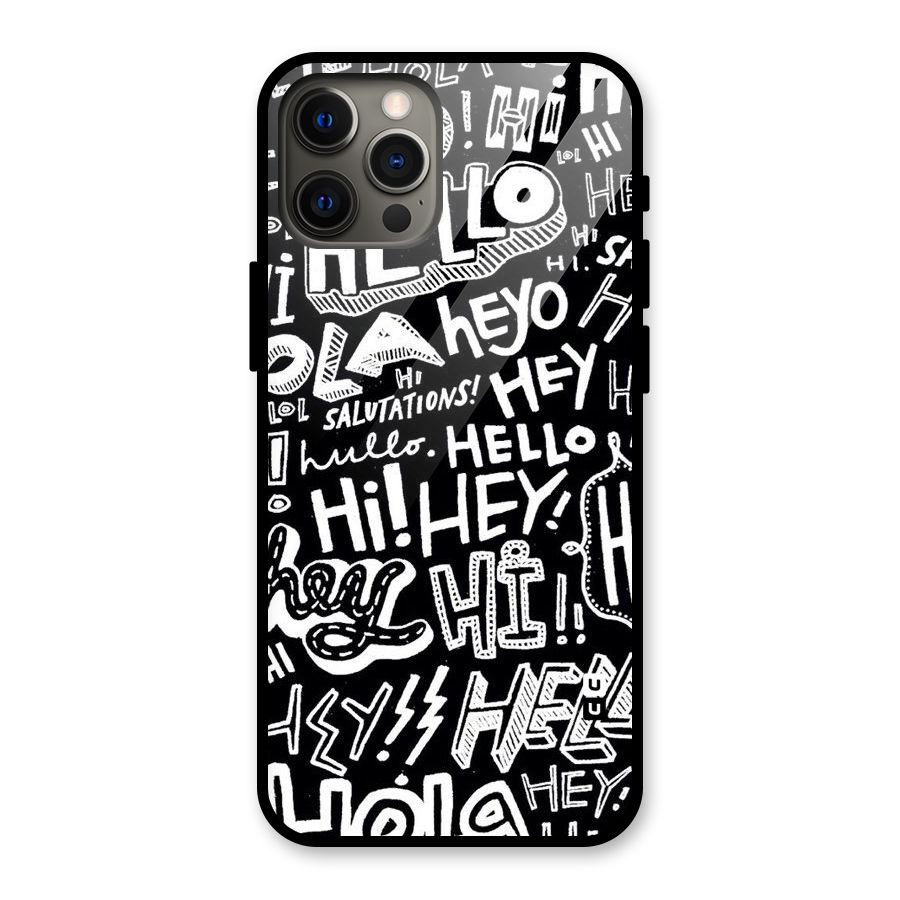 My Friend Glass Back Case for iPhone 12 Pro Max