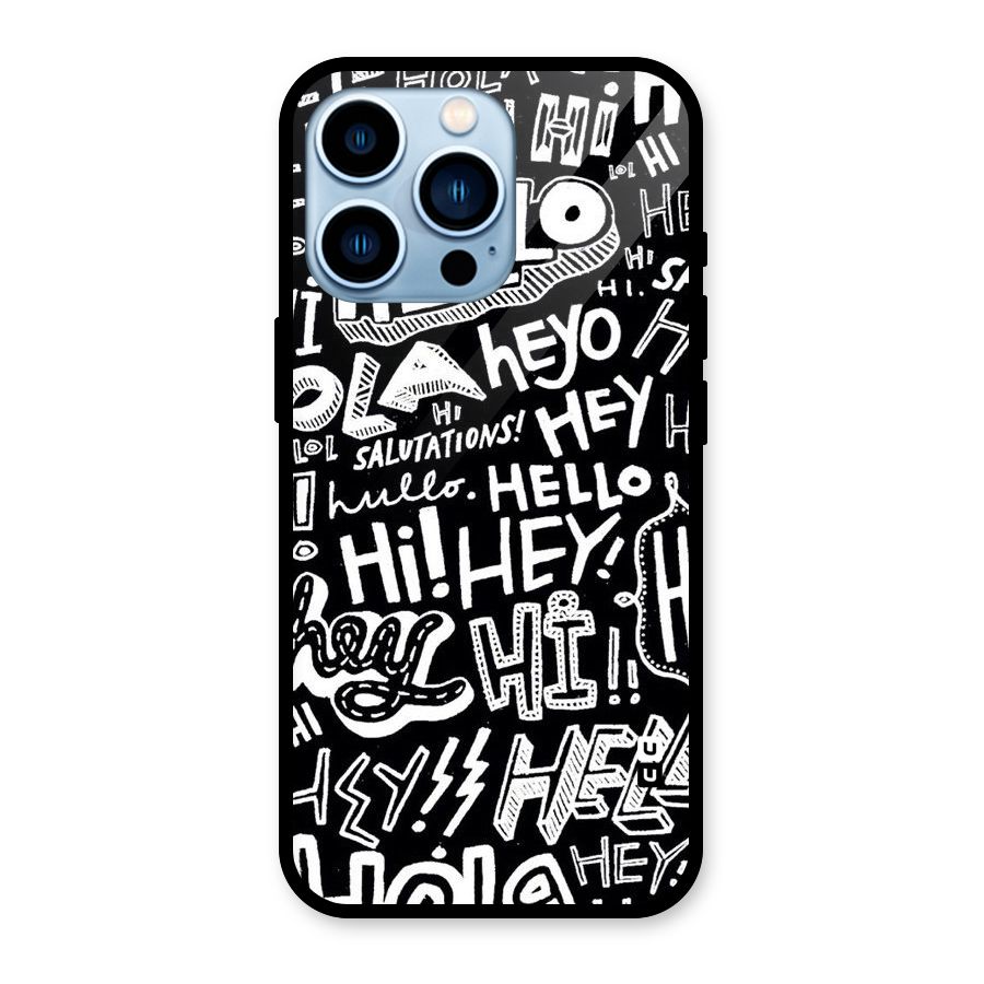 My Friend Glass Back Case for iPhone 13 Pro