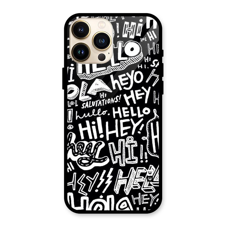 My Friend Glass Back Case for iPhone 13 Pro Max