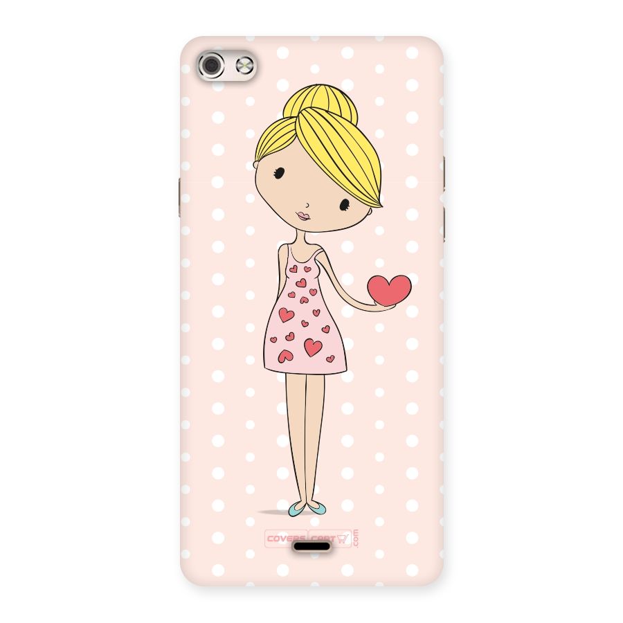 My Innocent Heart Back Case for Micromax Canvas Silver 5