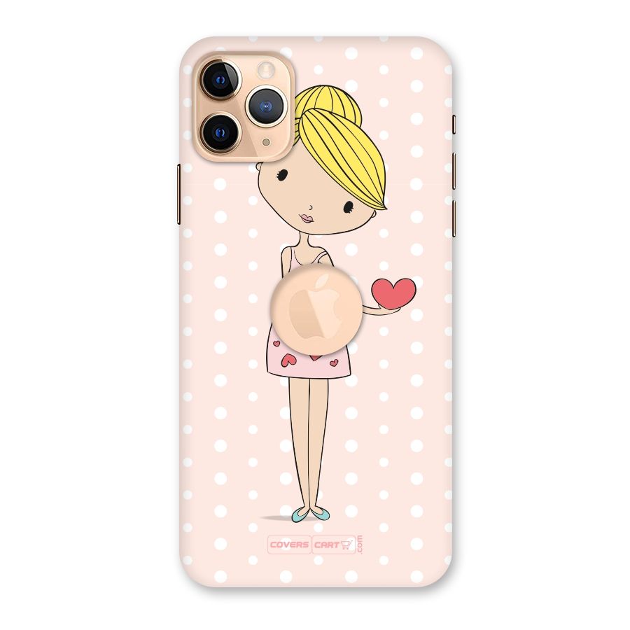 My Innocent Heart Back Case for iPhone 11 Pro Max Logo Cut