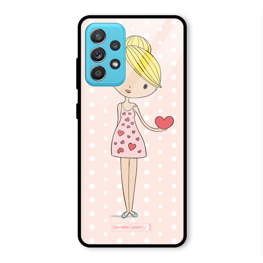 My Innocent Heart Glass Back Case for Galaxy A52s 5G