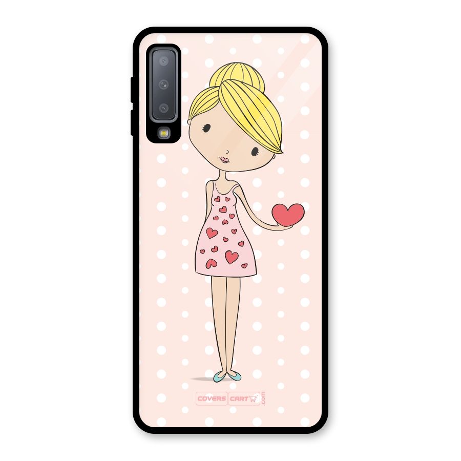 My Innocent Heart Glass Back Case for Galaxy A7 (2018)